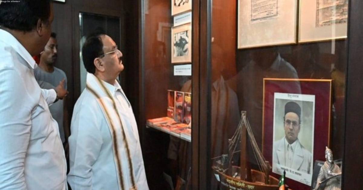 Maharashtra: JP Nadda visits Veer Savarkar's residence in Mumbai